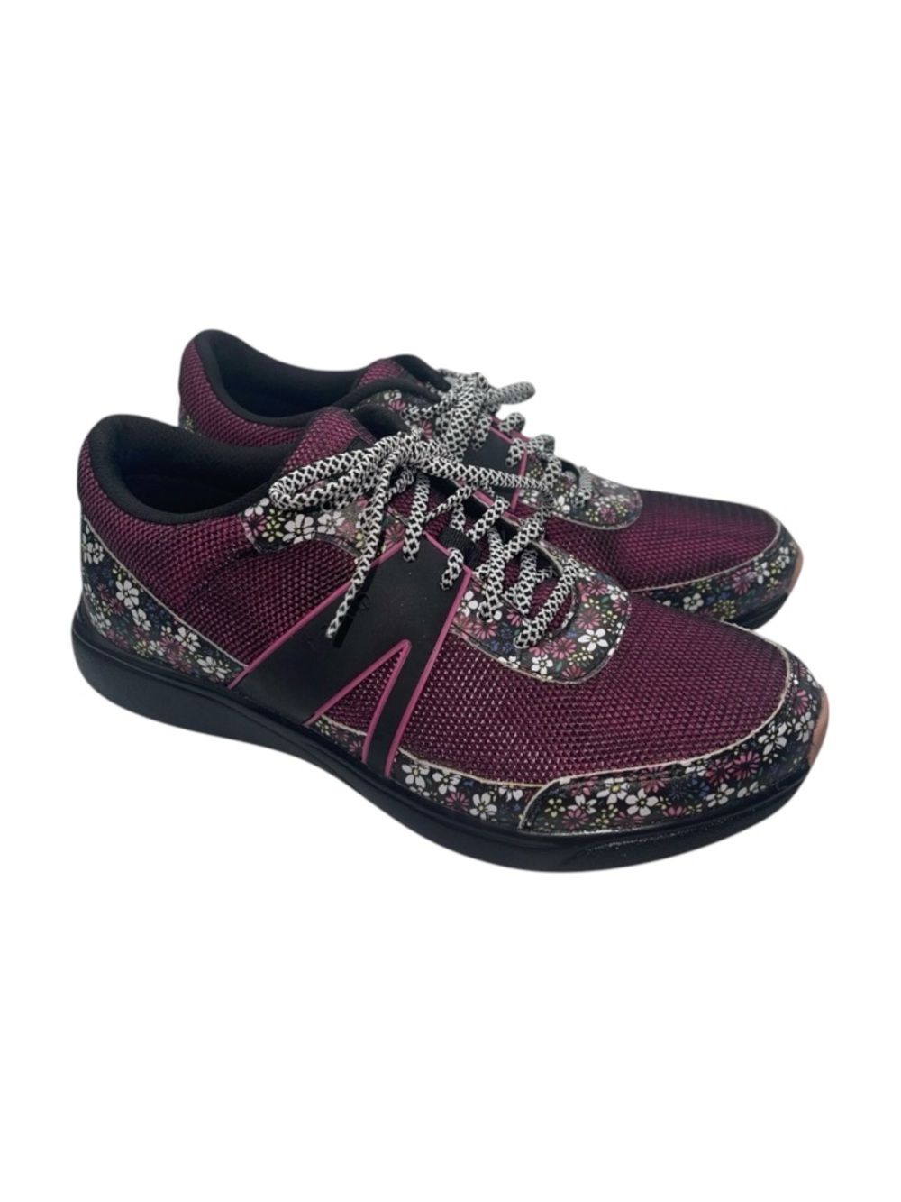 Alegria TRAQ Qarma Wild Flower Smart Sneakers Step Counter Shoes Women’s 38 EU